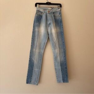 NWT RAGDOLL LOS ANGELES Two-Tone Blue Women's Jeans Size 26